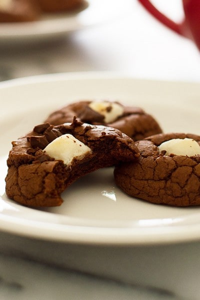 Miniature Hot Chocolate Cookies