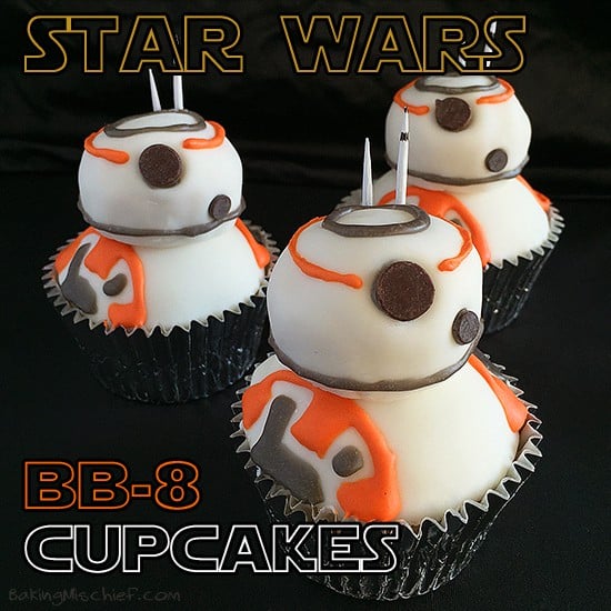 Star Wars Bb 8 Cupcakes Baking Mischief