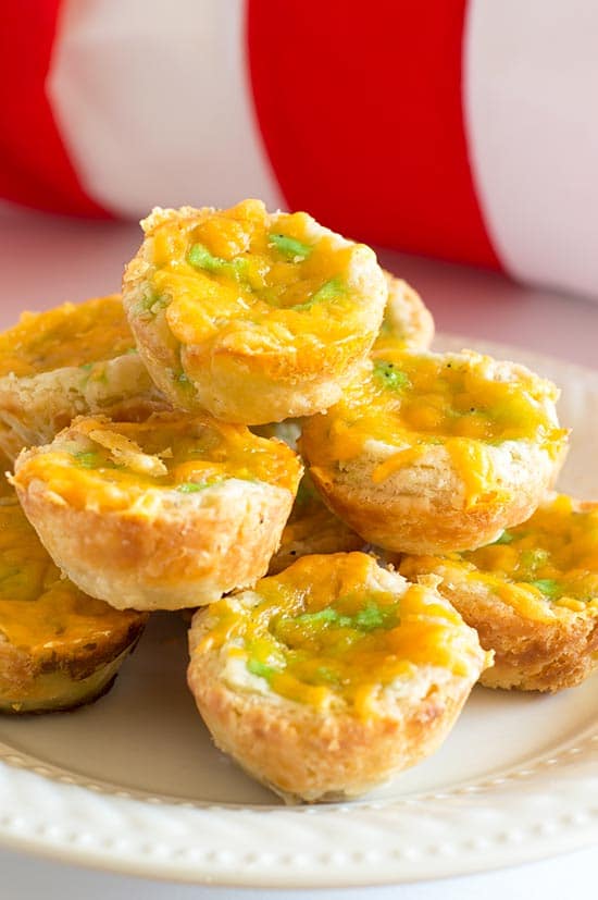 Green Eggs and Ham Mini Quiche