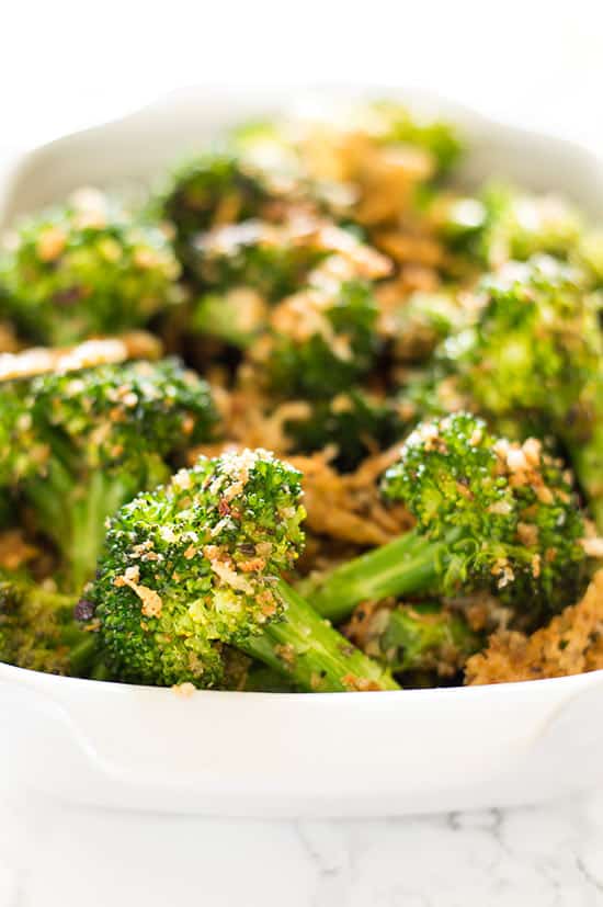 Quick Panko and Parmesan Broccoli