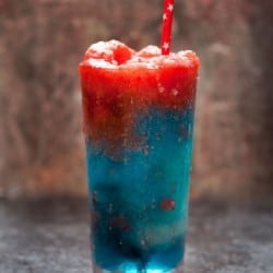 Captain America Slushy Cocktail {Civil War} from Giraffes Can Bake - 56