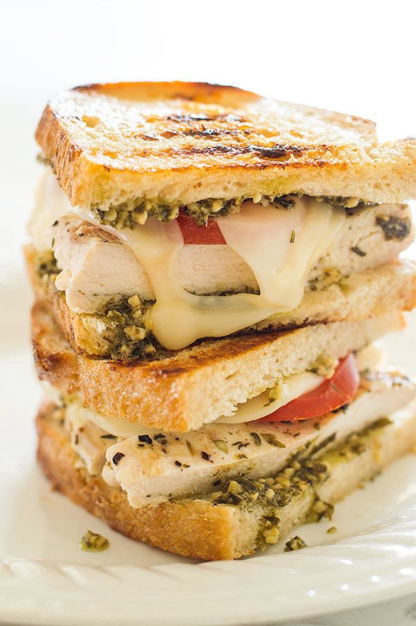 Pesto Chicken Sandwich on Sourdough