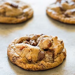 Salted Pretzel and Nutella Chip Cookies