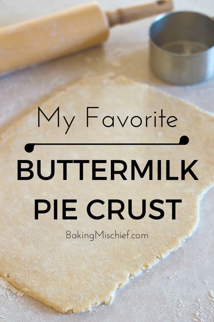 My Favorite Buttermilk Pie Crust Baking Mischief