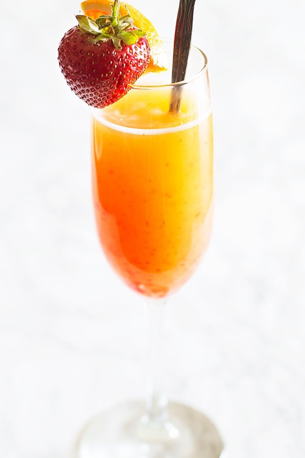 Strawberry Mimosas