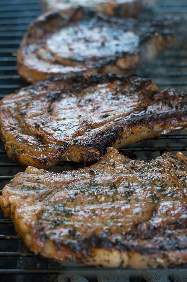 Garlic marinated steak sale