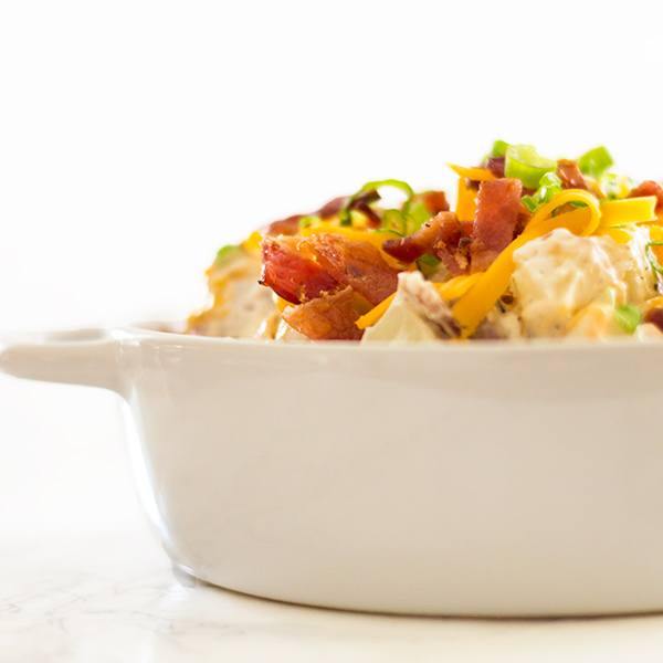 Loaded Baked Potato Salad With Yogurt