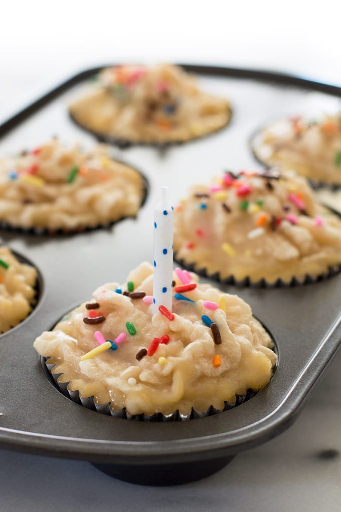 Birthday Cupcake Dog Popsicles with Tuna Frosting