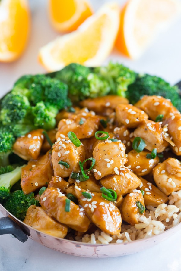 Healthier Orange Chicken