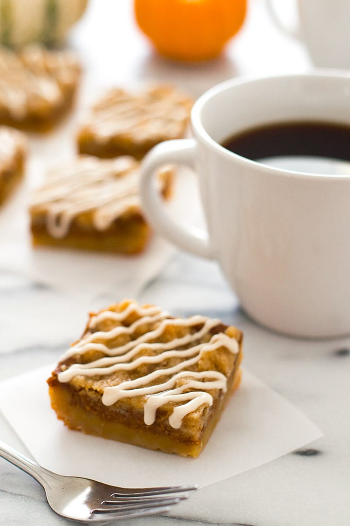 Small Batch Shortbread Pumpkin Pie Bars Baking Mischief