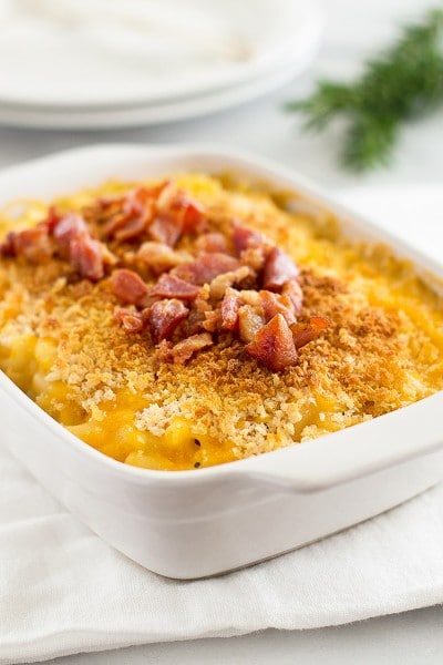 Bacon Butternut Squash Mac and Cheese for Two