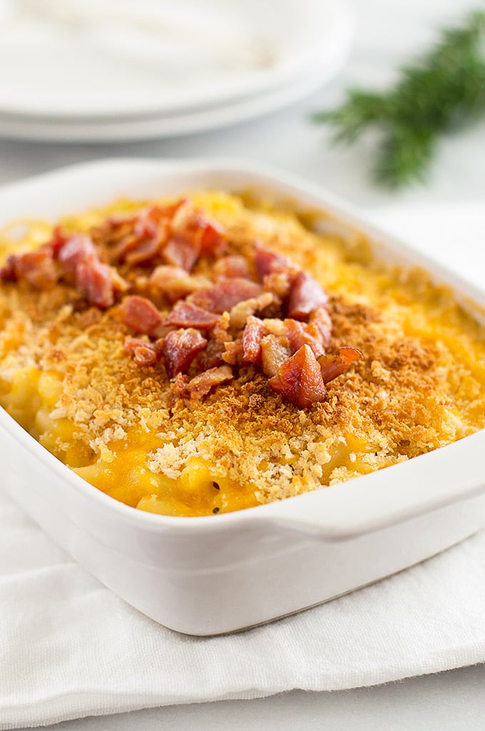 Bacon Butternut Squash Mac and Cheese for Two - Baking Mischief