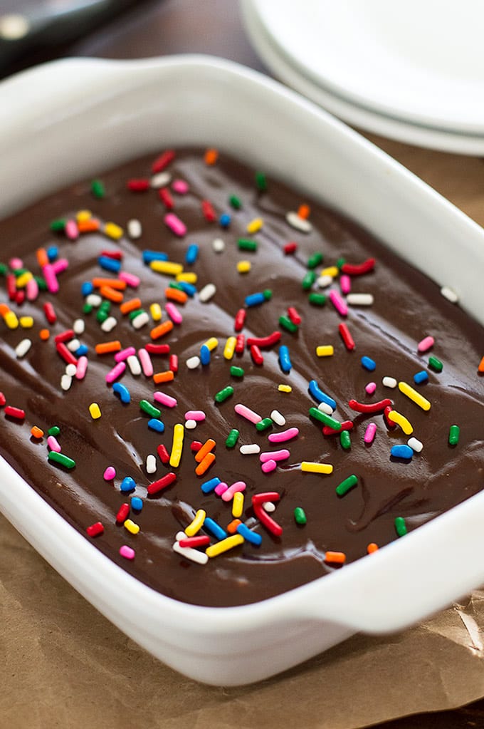 Easy & Moist Chocolate Sheet Cake (video) - Little Sweet Baker