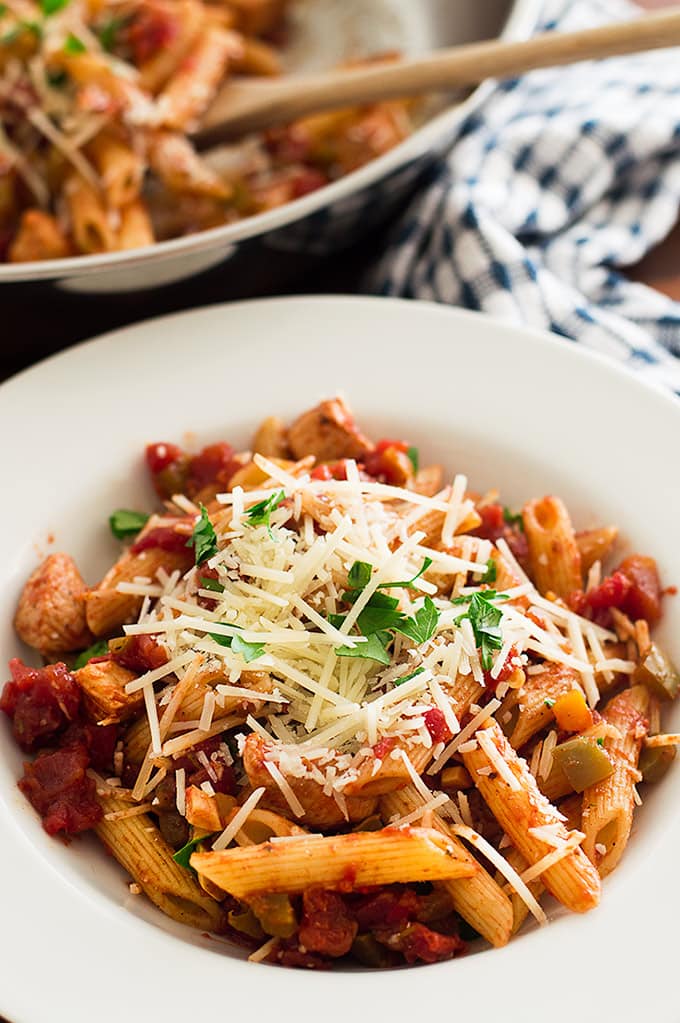 Easy Pasta Primavera For Two - Baking Mischief