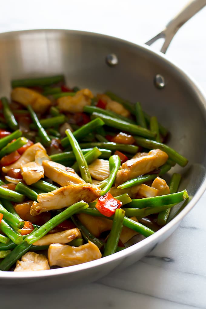 Healthy Chicken and String Bean Stir Fry