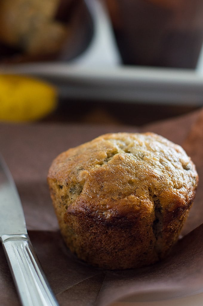 One Banana, One Bowl Small-batch Banana Muffins - Baking Mischief