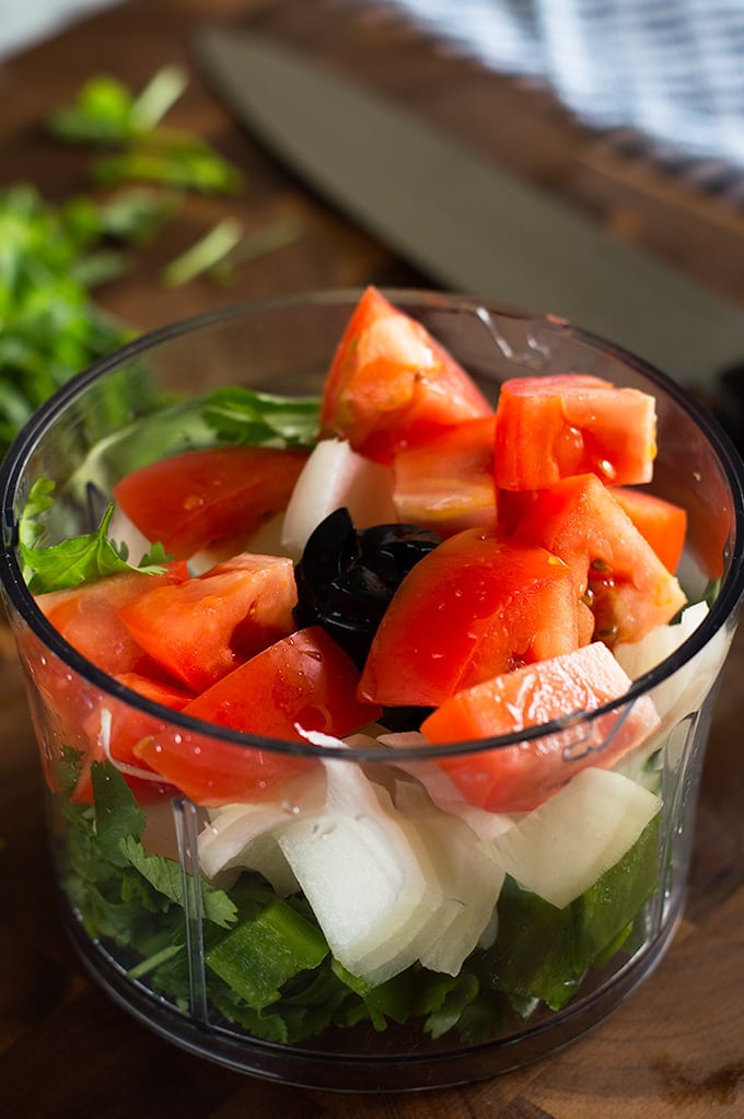 This easy small batch of Pico de Gallo recipe makes just enough for a single meal. From BakingMischief.com