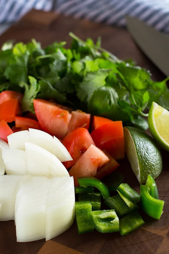 This easy small batch of Pico de Gallo recipe makes just enough for a single meal. From BakingMischief.com