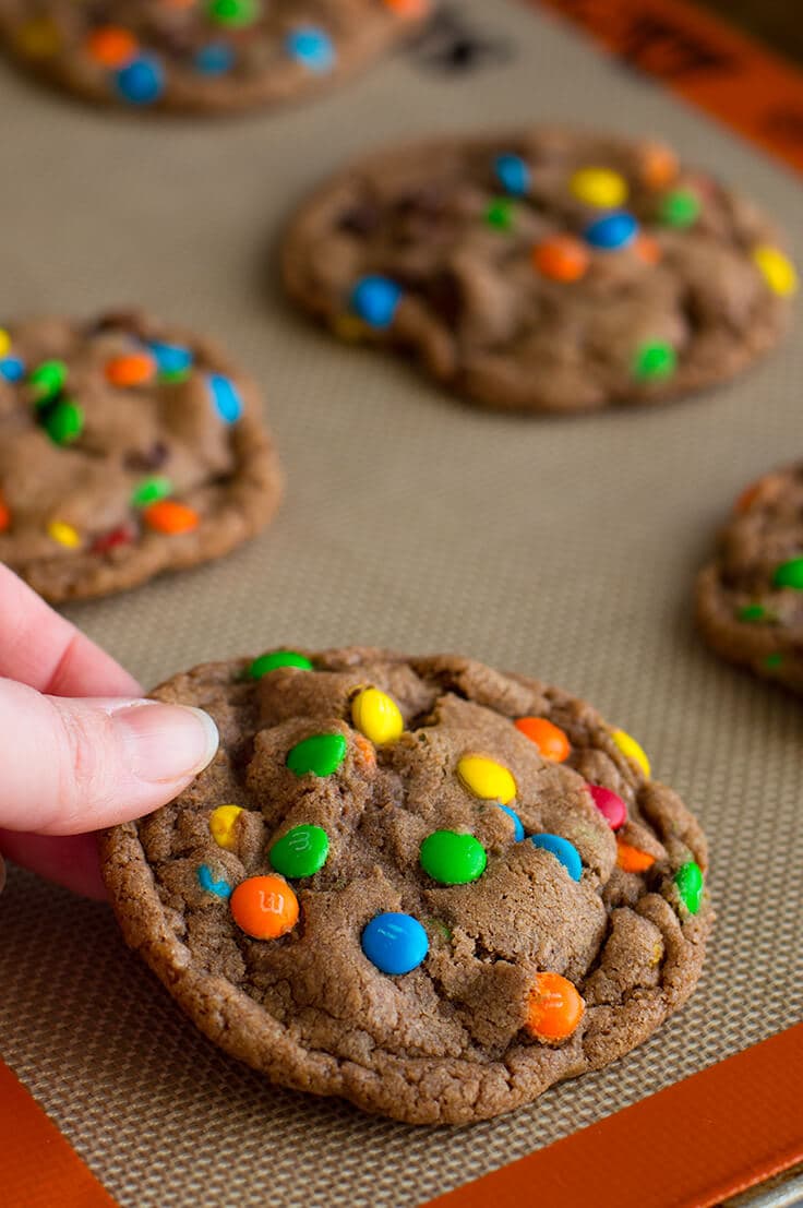 Small Batch M&M Cookies - Cole In The Kitchen