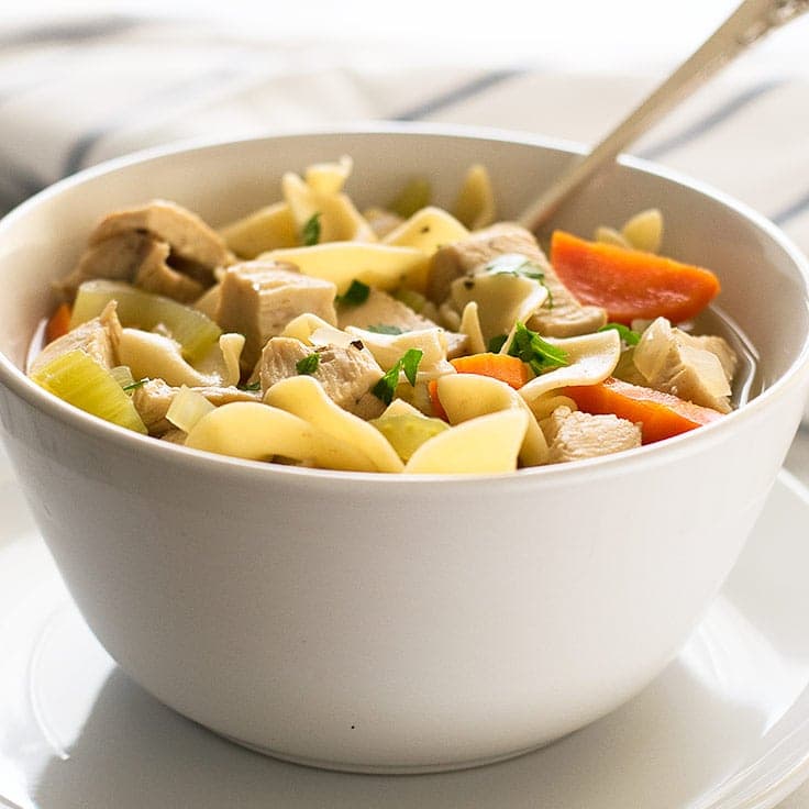 Easy Chicken Noodle Soup For One Baking Mischief