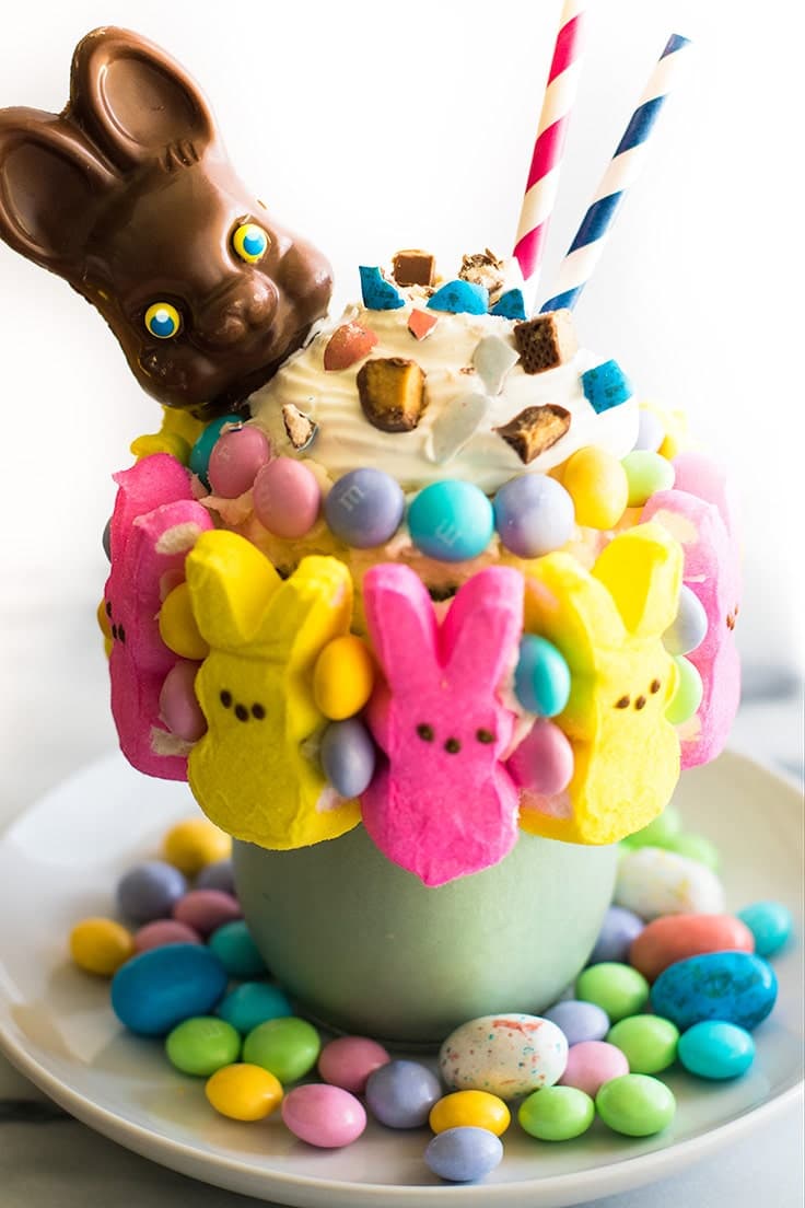 Leftover Easter Candy Freakshake Baking Mischief