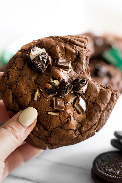 Small-batch Chocolate Cookies With Oreos and Andes