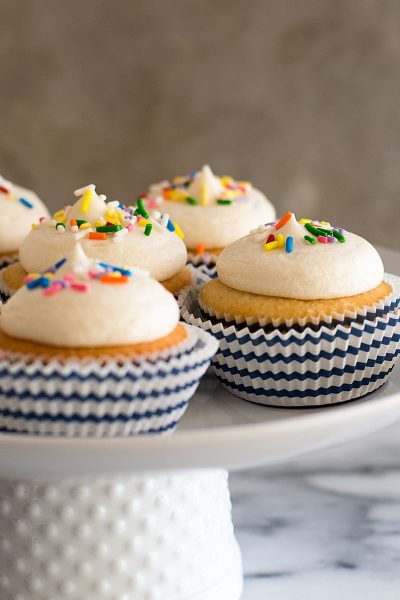 Small-batch Vanilla Cupcakes
