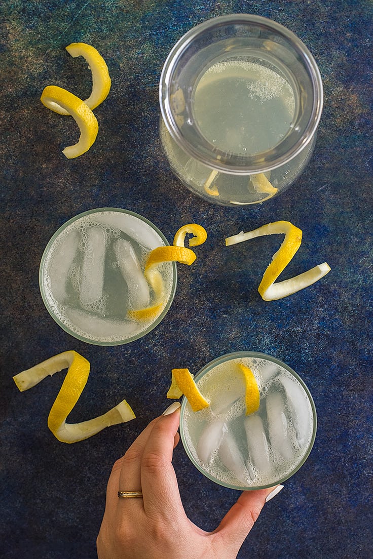 If you're looking something refreshing this summer with a little extra kick, give this Homemade Hard Lemonade for Two a try!