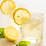 This Homemade Lemonade for Two couldn't be easier to make and is everything summer lemonade should be, bright, crisp, sweet, and just the perfect level of tart.