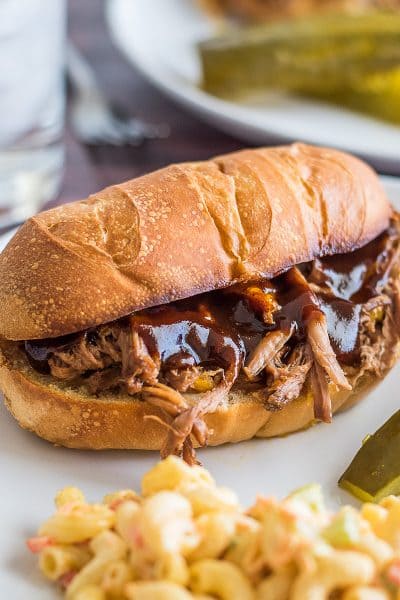 Slow Cooker Tri-Tip Sandwiches