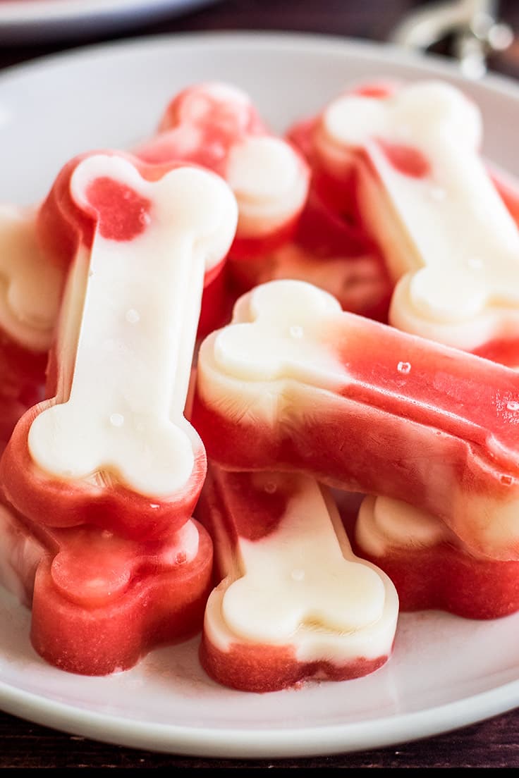 Watermelon and Yogurt Frozen Dog Treats (Pupsicles) - Baking Mischief