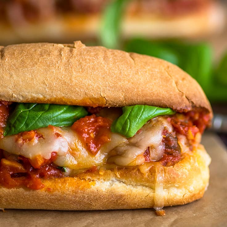The Perfect Meatball Sandwich Recipe Baking Mischief