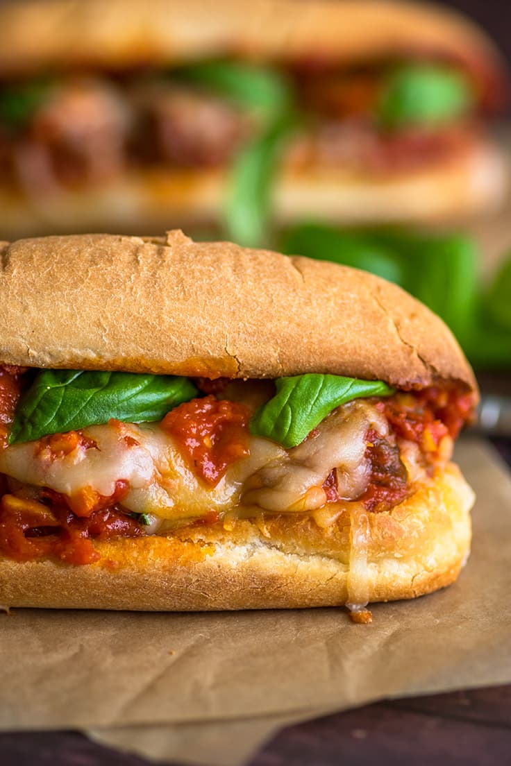 The Perfect Meatball Sandwich Recipe - Baking Mischief