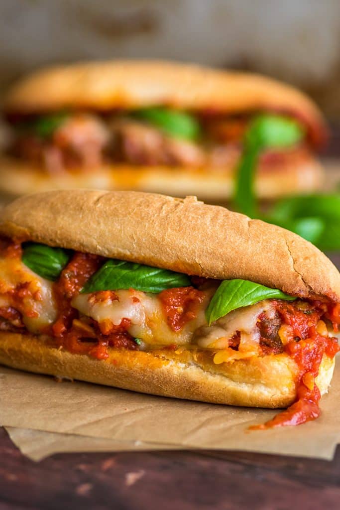 The Perfect Meatball Sandwich Recipe - Baking Mischief