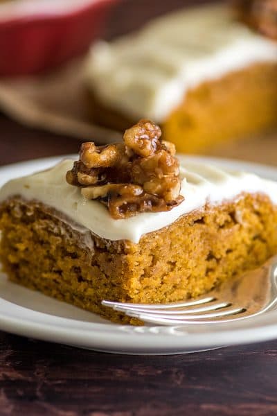 Mini Pumpkin Cake with Cream Cheese Frosting