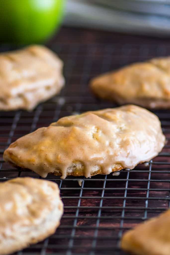 small-batch apple hand pies with brown sugar and butter glaze