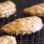 Small-batch apple hand pies on a cooling rack.