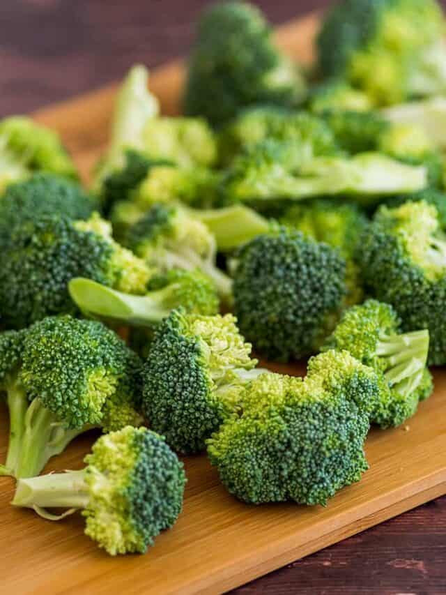Microwave Steamed Broccoli