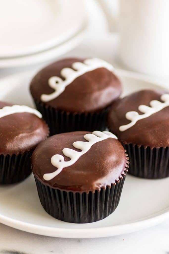 Small-batch Homemade Hostess Cupcakes - Baking Mischief