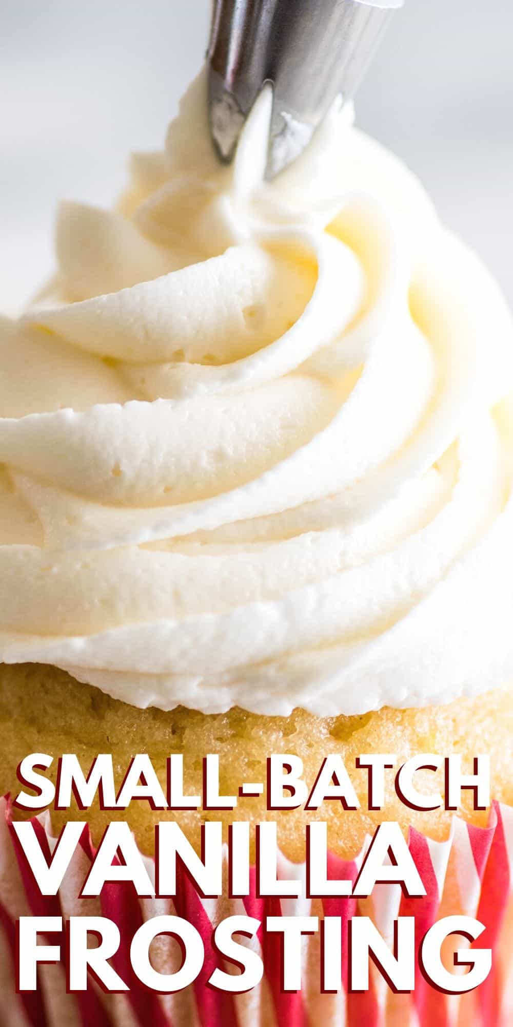 Small-batch Vanilla Frosting - Baking Mischief