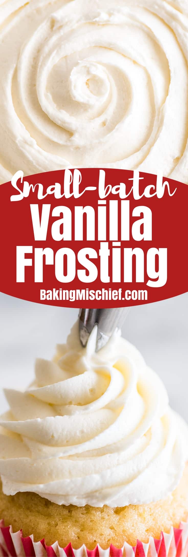 Small-batch Vanilla Frosting - Baking Mischief