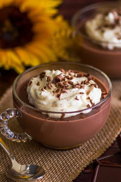Easy Chocolate Pudding for Two