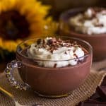 This Chocolate Pudding for Two is absolutely indulgent and decadent and one of the easiest things in the world to make. | #chocolate | #dessert | #dessertfortwo | #pudding |