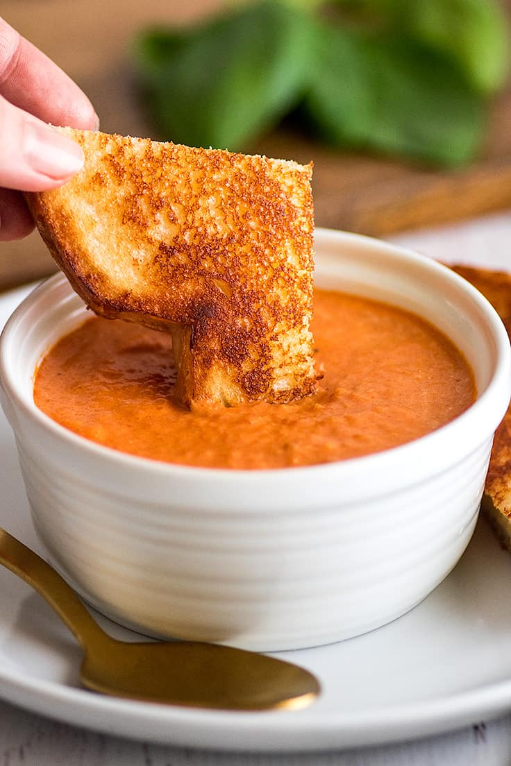 Homemade Tomato Soup with Fresh Tomatoes