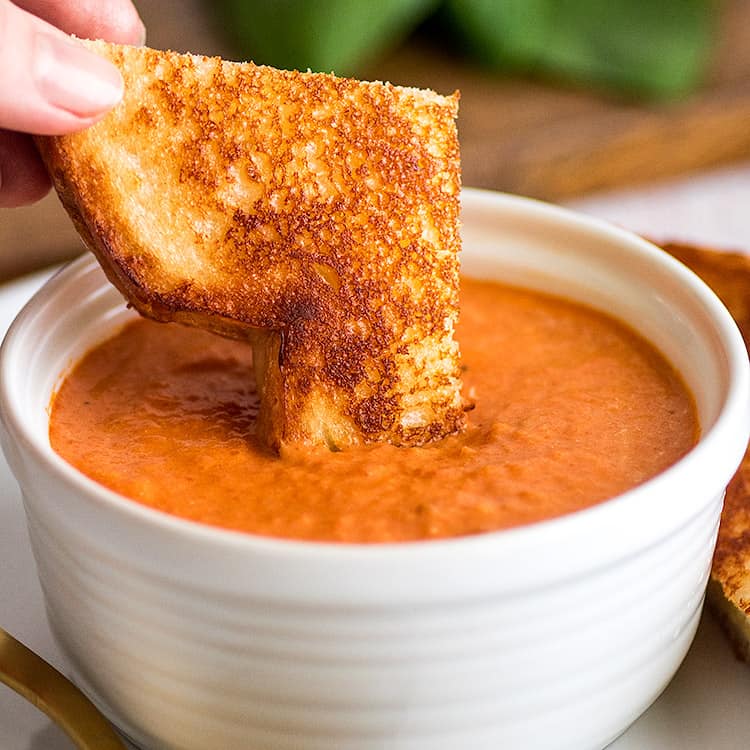 Homemade Tomato Soup with Fresh Tomatoes