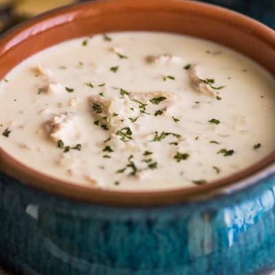 Keto Chicken Soup for Two
