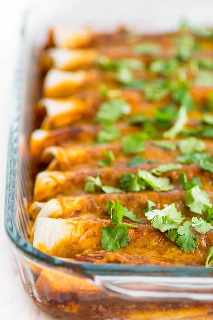 Carnitas Enchiladas - Baking Mischief