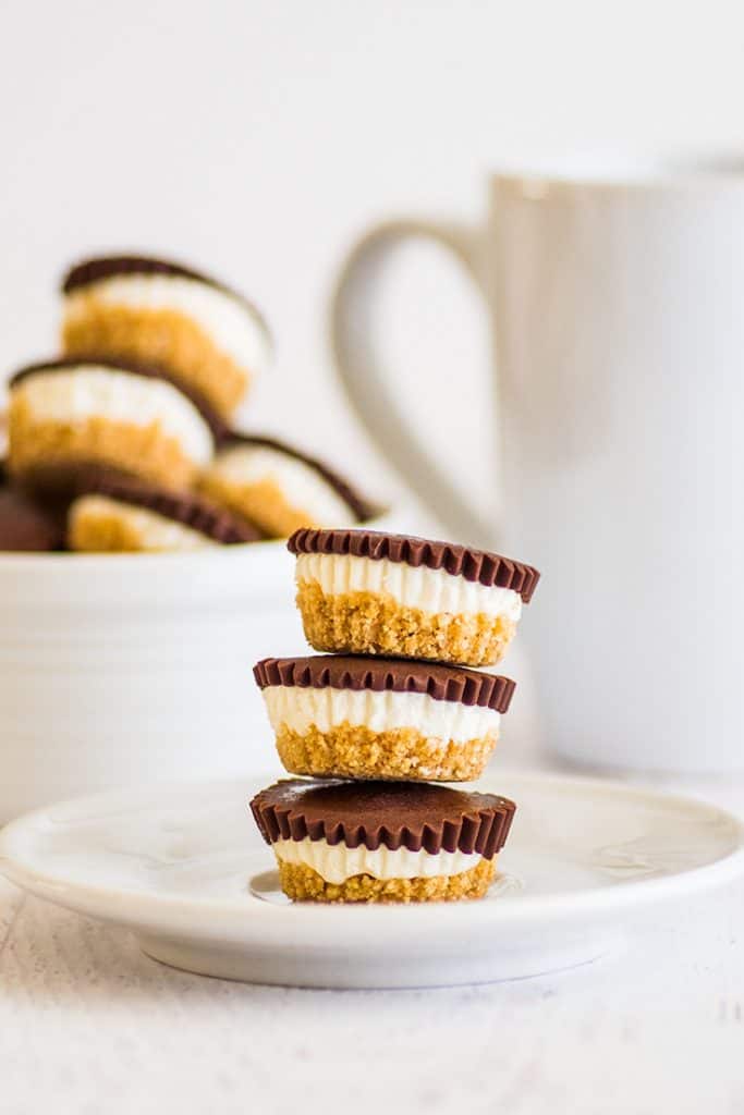 Nobake Cheesecake Bites With Graham Cracker Crust Baking Mischief