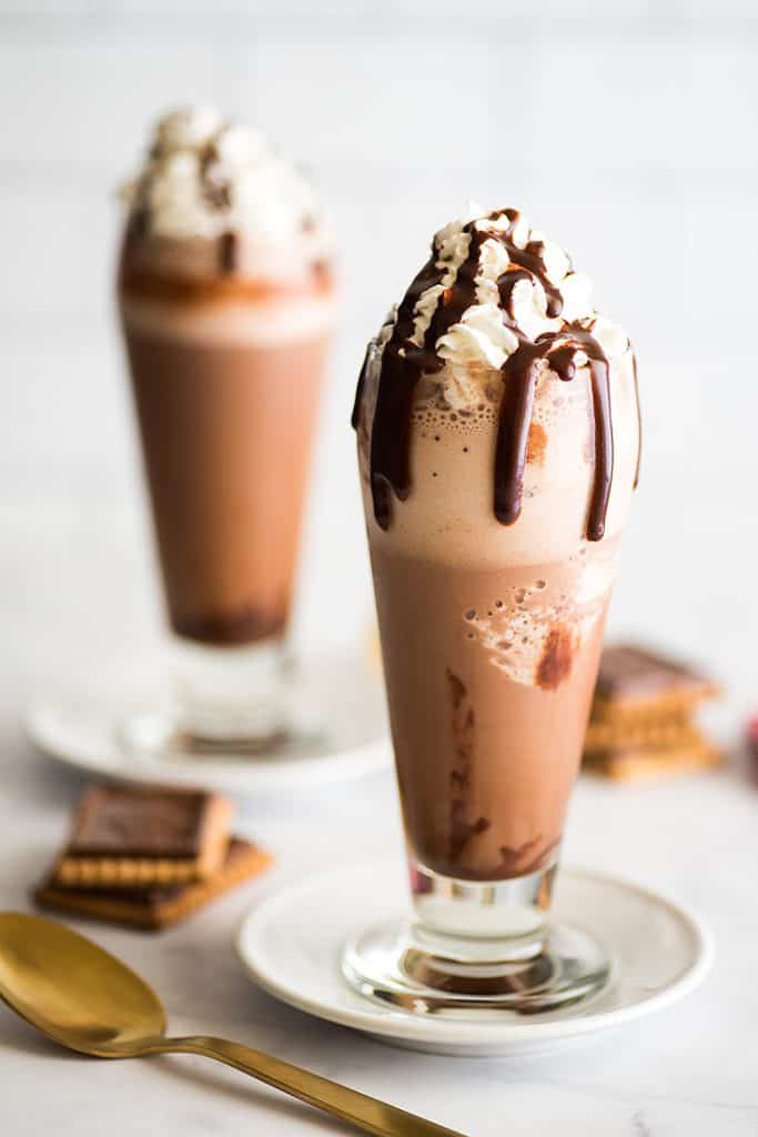 Hot chocolate deals with ice cream