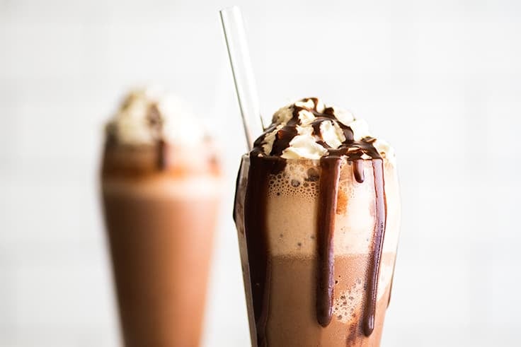 Frozen Hot Chocolate - Baking Mischief